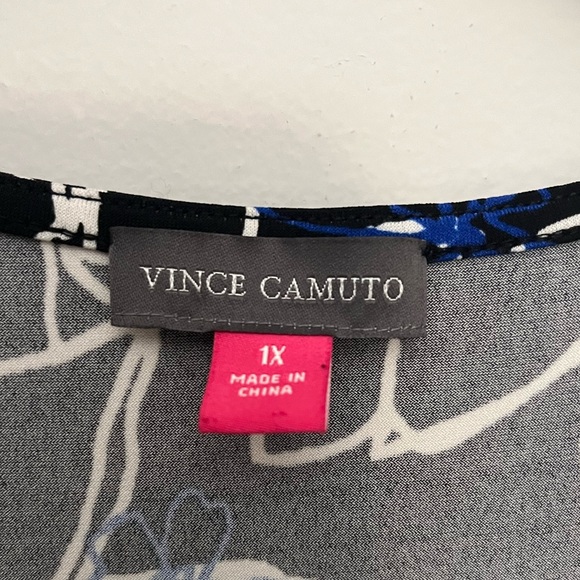 **Vince Camuto Floral Top Blouse Size 1X - Picture 3 of 5